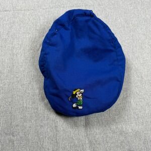 Disney Pro Collection Mickey Mouse Golf Newsboy Cap Blue Kids Vintage Flat Hat